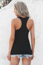 Load image into Gallery viewer, Racerback Scoop Neck Tank