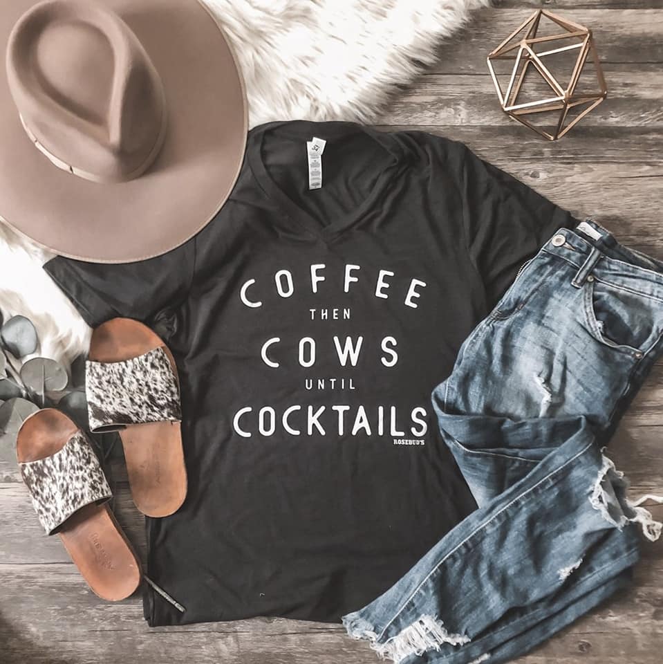Coffee Cows Cocktails Tee