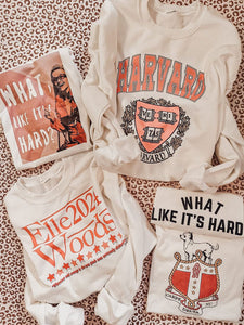 Harvard Crewneck Sweatshirt