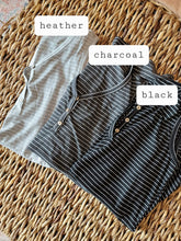 Load image into Gallery viewer, Stripe Henley Tank