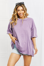 Load image into Gallery viewer, DOUBLE ZERO Laid Back Oversized Vintage Wash T-Shirt in Purple