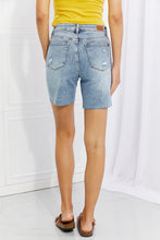 Load image into Gallery viewer, Judy Blue Hallie Mid-Length Denim Patch Shorts